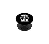 C'est Qui Le Patron? C'est Moi ! Humour Chef Boss Patron PopSockets PopGrip Adhésif