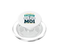 C'est Qui Le Patron? C'est Moi ! Humour Chef Boss Patron PopSockets PopGrip pour MagSafe