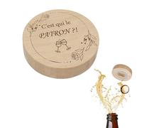 C'est qui le Patron?Ouvre Bouteille,Ouvre Bouteille Drole,Decapsuleur Bois,Decapsuleur Mural Biere,Décapsuleur Original,Décapsuleur Biere,Décapsuleur en Bois,Ouvre Bouteille Portable,Bottle Opener