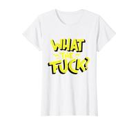 C'est Quoi ce Bordel T-Shirt Graphique avec Valeur, Femme, Blanc, M