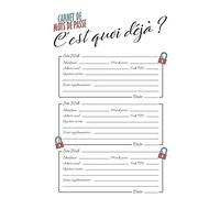 C'est quoi déjà ?: Carnet de mots de passe | Répertoire personnel de vos identifiants de connexion | 200 entrées | Fiches