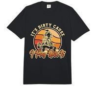C'est Sale Parce Que Je Joue avec Dirty Muddy Off-Road Racing Comfort Colors Adult Heavyweight T-Shirt