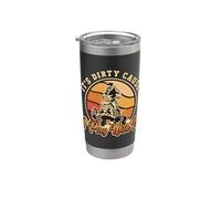 C'est sale parce que je joue avec Dirty Muddy Off-Road Racing Gobelet isotherme en acier inoxydable double paroi