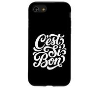 C'est Si Bon Typographie de l'écriture française Coque pour iPhone SE (2020) / 7/8
