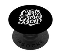 C'est Si Bon Typographie de l'écriture française PopSockets PopGrip Adhésif