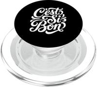 C'est Si Bon Typographie de l'écriture française PopSockets PopGrip pour MagSafe