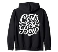 C'est Si Bon Typographie de l'écriture française Sweat à Capuche