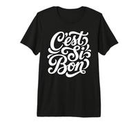 C'est Si Bon Typographie de l'écriture française T-Shirt Haut de Gamme