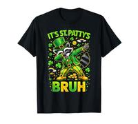 C'est St Patty's Bruh Dabbing Leprechaun Raccoon T-Shirt