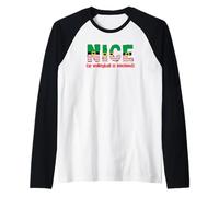 C'est Sympa si Le Volley-Ball est impliqué, Un Noël Sportif Amusant Manche Raglan