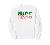C'est Sympa si Le Volley-Ball est impliqué, Un Noël Sportif Amusant Sweatshirt