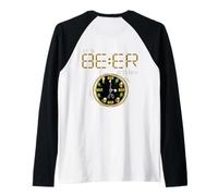 C'est toujours l'heure de la bière, l'heure de la bière, au dos Manche Raglan