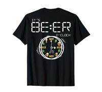 C'est toujours l'heure de la bière, l'heure de la bière, au dos T-Shirt