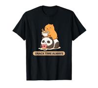 C'est Toujours l'heure du goûter | Kawaii Capybara Pun Foodie Pun T-Shirt