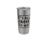 C'est tout grec pour moi Gobelet isotherme en acier inoxydable double paroi