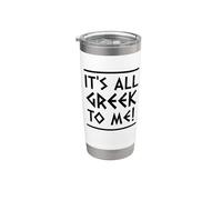 C'est tout grec pour moi Gobelet isotherme en acier inoxydable double paroi