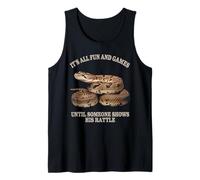 C'est tout le plaisir et les jeux jusqu'à Ratttlesnake Débardeur