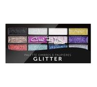 Palette ombre à paupières glitter, 12 couleurs pailletées/Angie / Miss Europe c'est tout moi