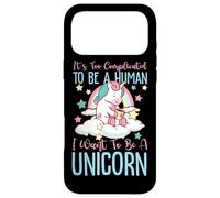 C'est trop compliqué d'être Un Humain, Je Veux être Une Licorne Coque pour iPhone 17 Pro Max