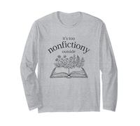 C'est trop Non-fictionnel en Dehors de Book Lover Manche Longue