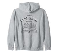 C'est trop Non-fictionnel en Dehors de Book Lover Sweat à Capuche