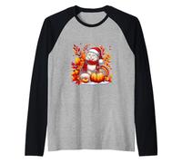 C'est un arbre d'automne en forme de feuille de chat d'automne pour Thanksgiving Manche Raglan