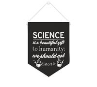 C'est un beau cadeau pour l'humanité ; bannière en toile « We Should Not Distort It » - 25,4 x 30,5 cm - Décoration murale pour chambre à coucher, chambre d'enfant, décoration d'intérieur