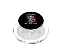 C'est Un Bon Chat, Je Vais Bien, Tout va Bien, Un Amoureux des Chats drôle PopSockets PopGrip pour MagSafe