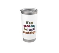 C'est un bon jour pour enseigner la psychologie, enseignant, drôle Gobelet isotherme en acier inoxydable double paroi