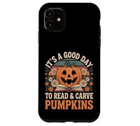 C'est Un Bon Jour pour Lire & sculpter des citrouilles Coque pour iPhone 11