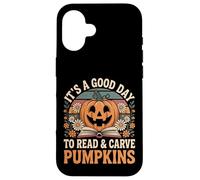 C'est Un Bon Jour pour Lire & sculpter des citrouilles Coque pour iPhone 16