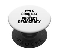 C'est Un Bon Jour pour protéger la démocratie et Les Amateurs de Vote PopSockets PopGrip Adhésif