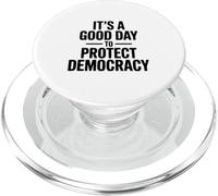 C'est Un Bon Jour pour protéger la démocratie et Les Amateurs de Vote PopSockets PopGrip pour MagSafe