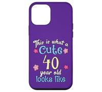 C'est Un drôle d'anniversaire à Quoi Ressemble Une Jolie Femme de 40 à 40 Ans Coque pour iPhone 12 Mini