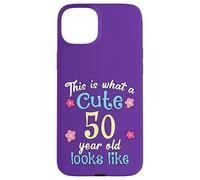 C'est Un drôle d'anniversaire à Quoi Ressemble Une Jolie Fille de 50 à 50 Ans Coque pour iPhone 15 Plus