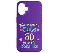 C'est Un drôle d'anniversaire à Quoi Ressemble Une Jolie Fille de 60 à 60 Ans Coque pour iPhone 16