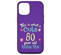 C'est Un drôle d'anniversaire à Quoi Ressemble Une Jolie Fille de 80 à 80 Ans Coque pour iPhone 12/12 Pro