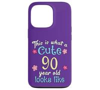 C'est Un drôle d'anniversaire à Quoi Ressemble Une Jolie Fille de 90 à 90 Ans Coque pour iPhone 13 Pro