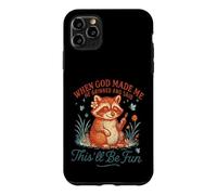 C'est Un drôle de Raton Laveur Que Dieu m'a Fait, ce Sera Amusant Coque pour iPhone 11 Pro Max