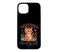 C'est Un drôle de Raton Laveur Que Dieu m'a Fait, ce Sera Amusant Coque pour iPhone 15 Plus