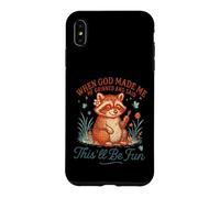 C'est Un drôle de Raton Laveur Que Dieu m'a Fait, ce Sera Amusant Coque pour iPhone XS Max
