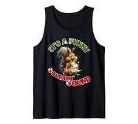 C'est Un drôle d'écureuil de Noël Qui couine Débardeur