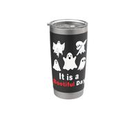 C'est un jeu de mots flottant amusant pour Halloween Gobelet isotherme en acier inoxydable double paroi