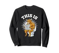 C'est Un mème de téléphone de Toilette This is Bull Crap Bullsht Sweatshirt