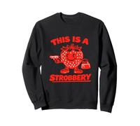 C'est Un mème Strobbery Funny Unhinged Gag Strawberry Gen Z Sweatshirt