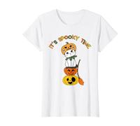 C'est Un Moment Effrayant Drôle Chat Citrouille Halloween T-Shirt Graphique avec Valeur