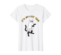C'est Un Moment Effrayant Drôle Chat fantôme Halloween T-Shirt Graphique avec Valeur