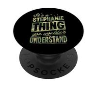 C'est Un prénom Que tu ne comprendrais Pas avec Stéphanie PopSockets PopGrip Adhésif