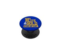 C'est Un Style Vintage Bleu et doré de Couleurs préférées PopSockets PopGrip Adhésif