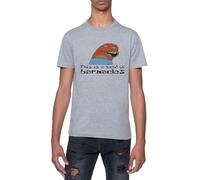 C'est Un Tas De Bernacles T-Shirt À Manches Courtes Gris À Col Rond pour Homme T-Shirt Short Sleeve Grey Crewneck Tee for Men
